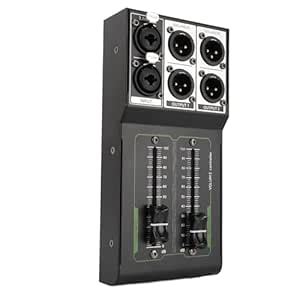 Passive Volume Controller, 1 in 2 Output Passive Stereo Monitor Volume ...