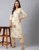 Buy Cream Kurta Suit Sets for Women by Kiana House Of Fashion Online ...