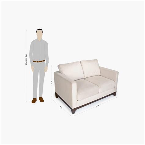 Buy Adalyn Miami Fabric 2-Seater Sofa - Beige from Home Centre at just ...