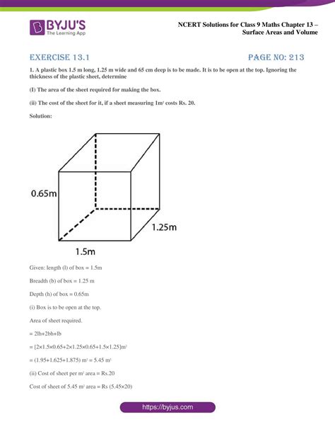 Image result for Class 9 Math Chapter 13.1
