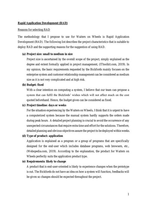 Rapid Application Development Methodology Example 的图像结果