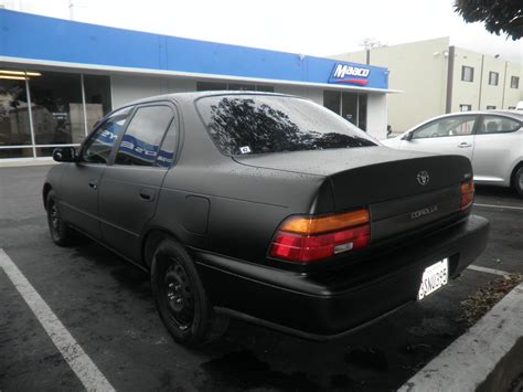 World Car Review: Car of the Day - 1995 Toyota Corolla with Flat Black Auto Paint Service