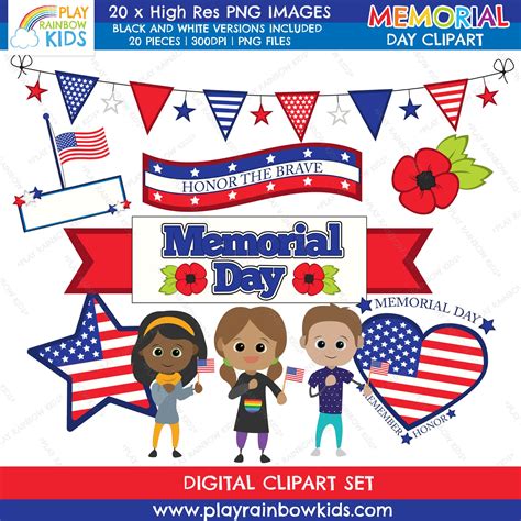 Clip Art Memorial Day
