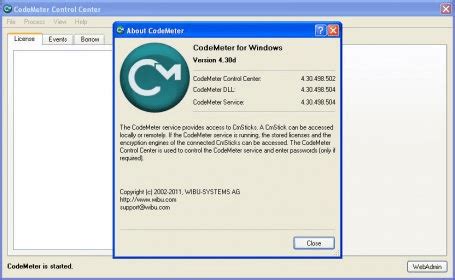 Image result for Codemetercc.exe CodeMeter Control Center