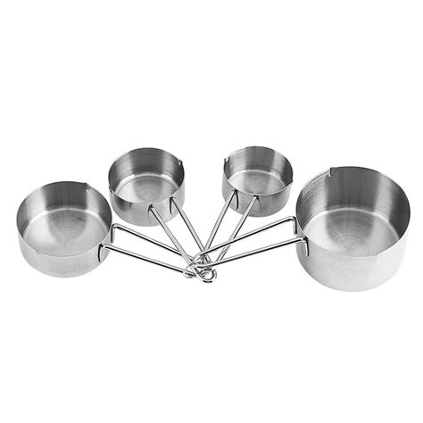 Buy 8 Piece Stainless Steel Measuring Spoons Cups Set, Premium ...