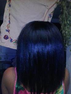 Dying Blue Hair Black by Dying To Blue Hair Curltalk Dying Blue Hair Black