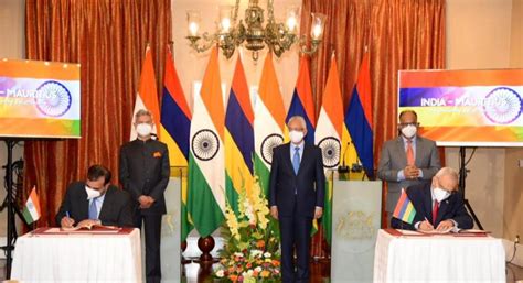 India and Mauritius sign Comprehensive Economic Cooperation and ...