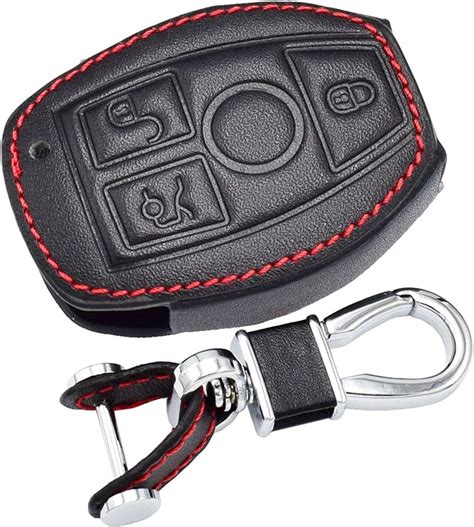 Buy BNGFX Leather Keychain, Key Protector, Key case,Fit for Mercedes ...