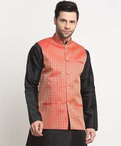 kraft india Woven Men Waistcoat - Buy kraft india Woven Men Waistcoat ...