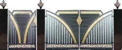 Metal and Wood Gate - Cast Iron Main Gate Manufacturer from Chennai