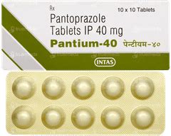 Pantium 40 Tablet 10: Uses, Side Effects, Price & Substitutes