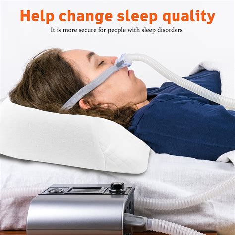 Buy Memory Foam CPAP Pillow for Side Sleepers Compatible for All Mask ...
