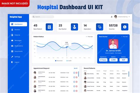 Hospital Information System User Interface 的图像结果