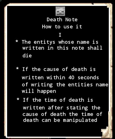 Image result for Death Note ID Code English