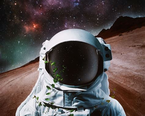 Download wallpaper 1280x1024 cosmonaut, space suit, art, space standard ...