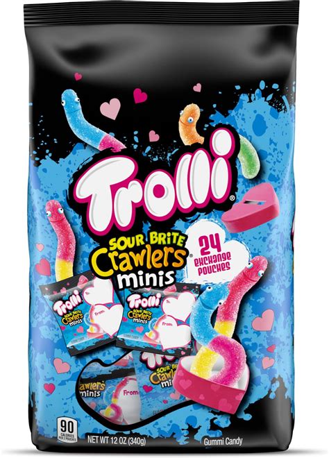 Amazon.com: Trolli Sour Brite Crawlers, Candy, Very Berry, Sweet and ...