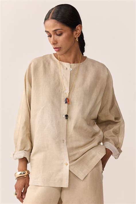 DUNES LINEN SET- SAND – October Jaipur