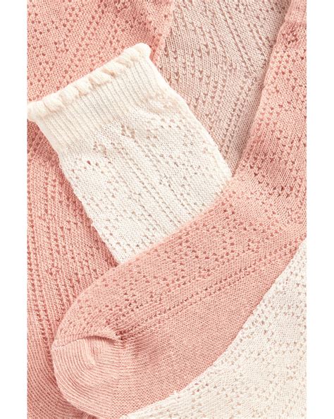 Buy Girls pelerine socks - Pack of 3 - Pink Online at Best Price ...