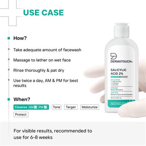 Best Salicylic Acid Face Wash for Oily Skin - Dermatouch – DERMATOUCH