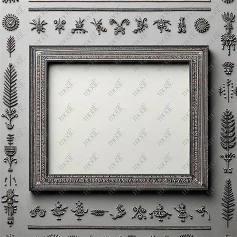 Social Media Image Template 1: Elegant Background .Warli art – motif.