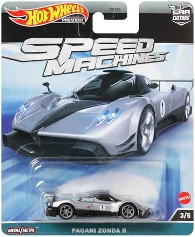 Hot Wheels Car Culture Speed Machine - Pagani Zonda R [Ages 3 and Up ...