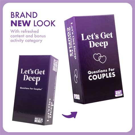 Let's Get Deep, a Relationship Card Game for Couples Date Night Ideas ...