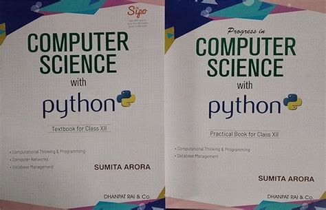 Computer Science With Python Textbook & Practical Book For Class 12 By ...