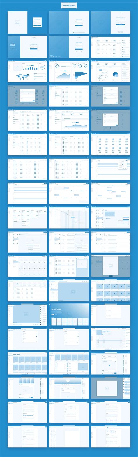 Wireframes Kit with 4000+ UI Components & 600+ Layouts | Bypeople