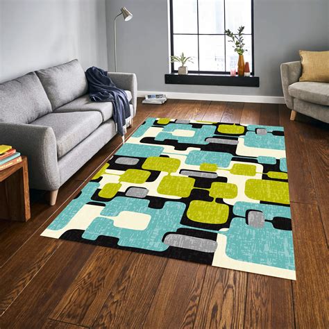 Mid Century Modern Area Rugs, 1950s Rug, Mid Century Rugs, 1950s Area ...