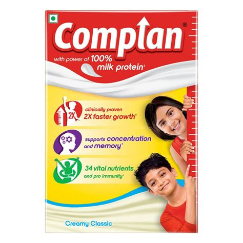 Buy Complan Creamy Classic Flavour Nutrition Powder, 500 gm Refill Pack ...