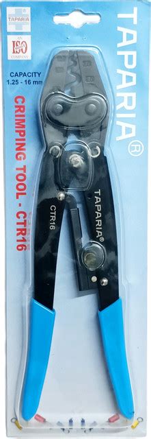 taparia CTR16 Crimping Tool Capacity 1.5 - 16 mm² Heavy Duty Manual ...
