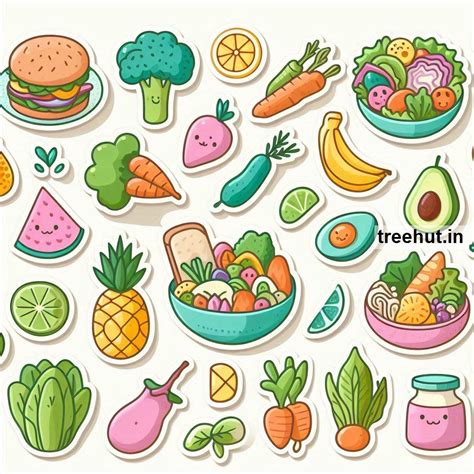 Printable Food Stickers and 15 Nutrition Craft Activities for Kids ...