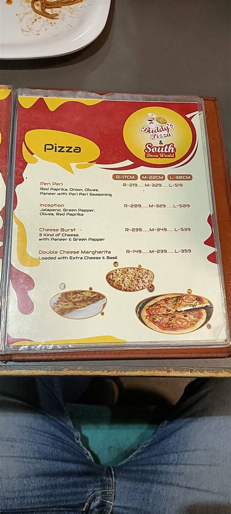 Menu at Buddy's pizza cg road, Ahmedabad, FF/105