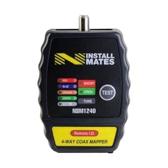 Nstallmates NSM1240 4-Way Coax Cable Tester w/ Case : Amazon.in: Home ...