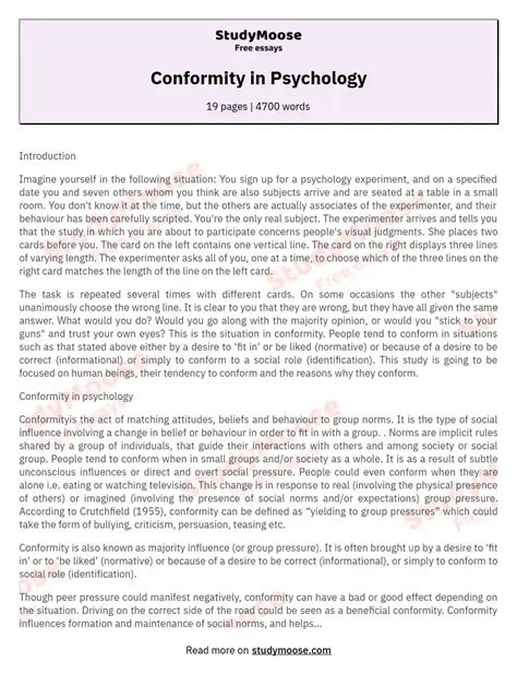 Conformity Essay Examples 的图像结果