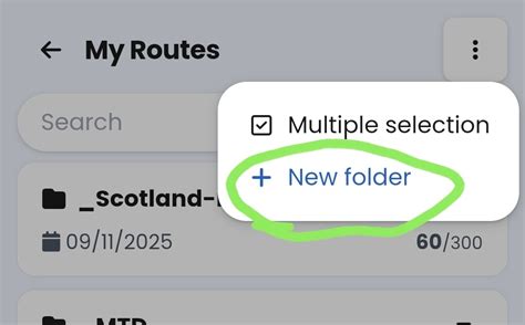 separate map to save planned routes - Kurviger Cloud - Kurviger Forum