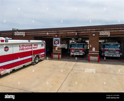 Day Time Drone Images Of The Louisburg North Carolina Fire Department ...