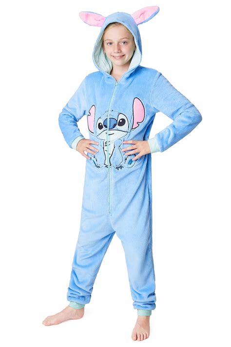 Disneystitch Onesie For Kids Fleece Pyjamas Lounge Wear Eeyore Minnie ...