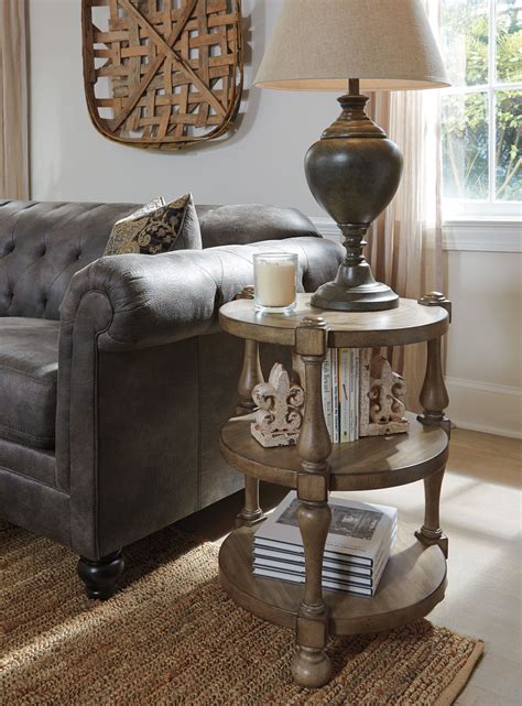 Chalimone Round Accent Table | Table decor living room, Accent ...