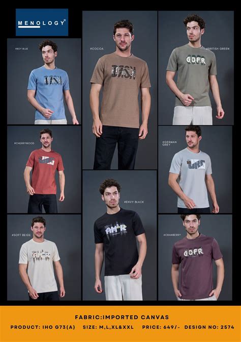 Iho G 73 A Menology Imported Mens Tshirts Supplier India – Kavya Style Plus
