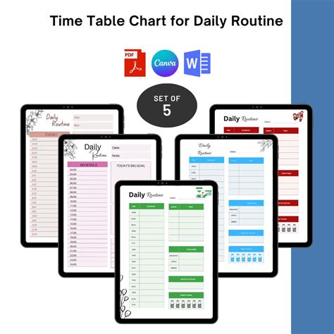 Image result for Day Time Table Chart