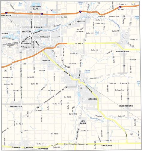 Indiana County Map - US County Maps