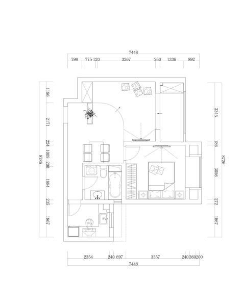 60平方两室一厅装修,60平米小两室图,60平米两室一厅实景图(第7页)_大山谷图库
