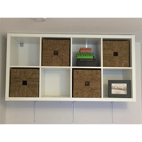 Ikea 8 Cube Organizer Shelves - AptDeco