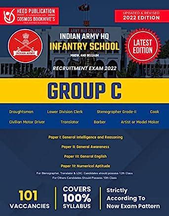 Buy Infantry School Group C 2022 Book Online at Low Prices in India ...