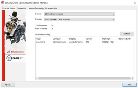 Image result for Network License Manager SolidWorks