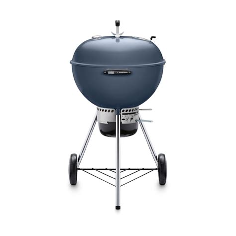 Weber Master-Touch 22-in W Slate Blue Kettle Charcoal Grill 14513601 at ...