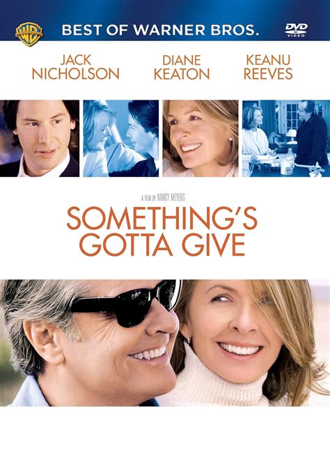 Something's Gotta Give: Amazon.in: Jack Nicholson, Diane Keaton, Keanu ...