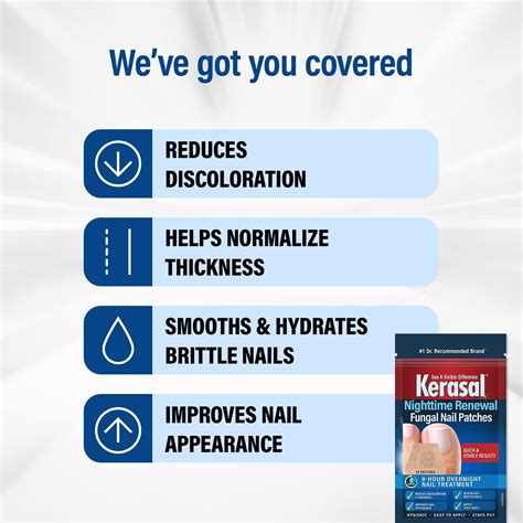 Kerasal Fungal Nail Renewal Nighttime Nail Patches - 14 Count | Restore ...