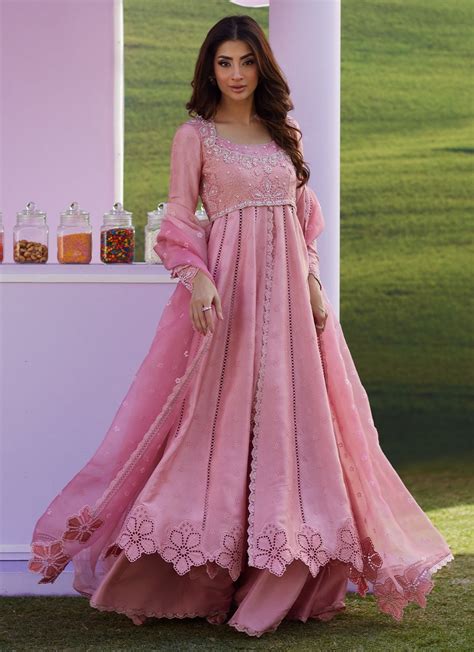 Elara Rose Kalidaar With Dupatta – Nour